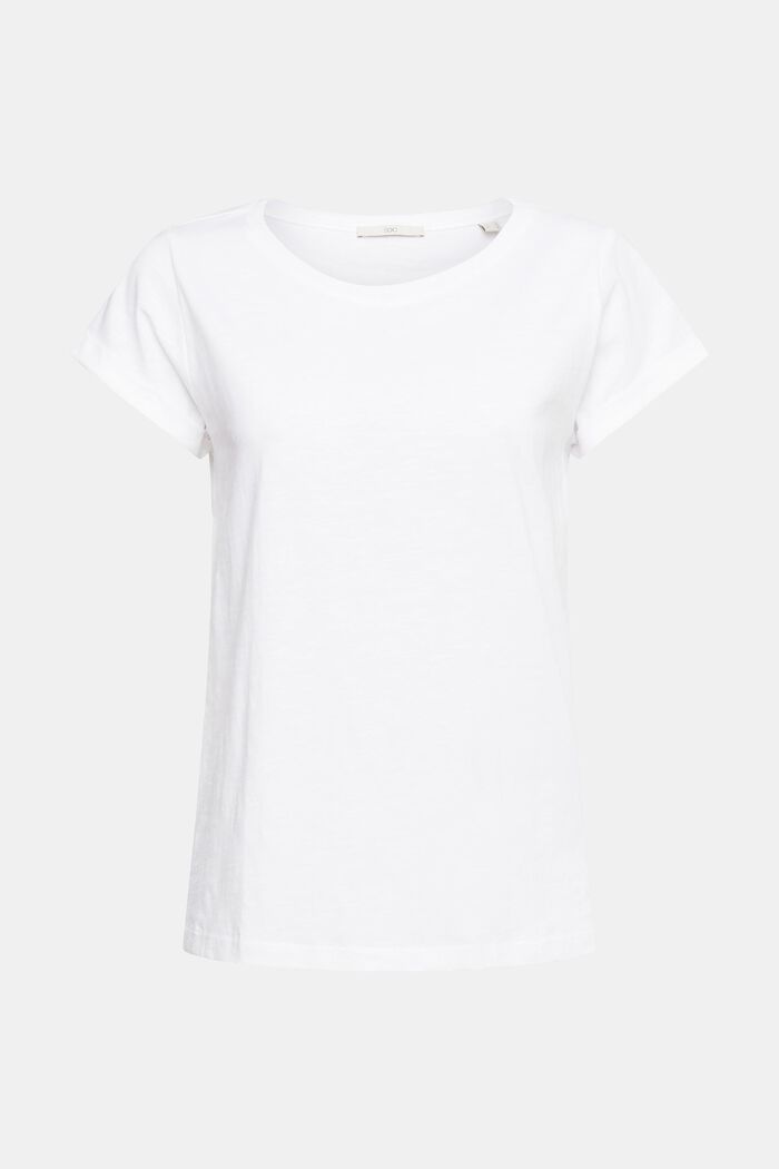 Effen T-shirt, WHITE, detail image number 2