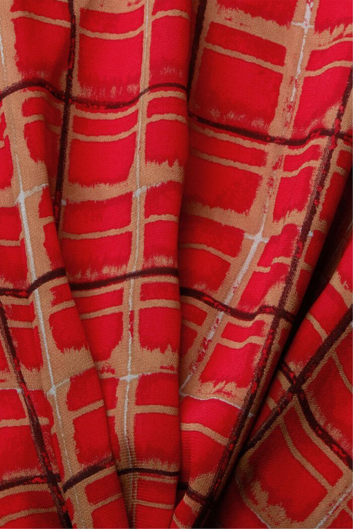 Blouse à motif, en LENZING™ ECOVERO™, RED, detail image number 5