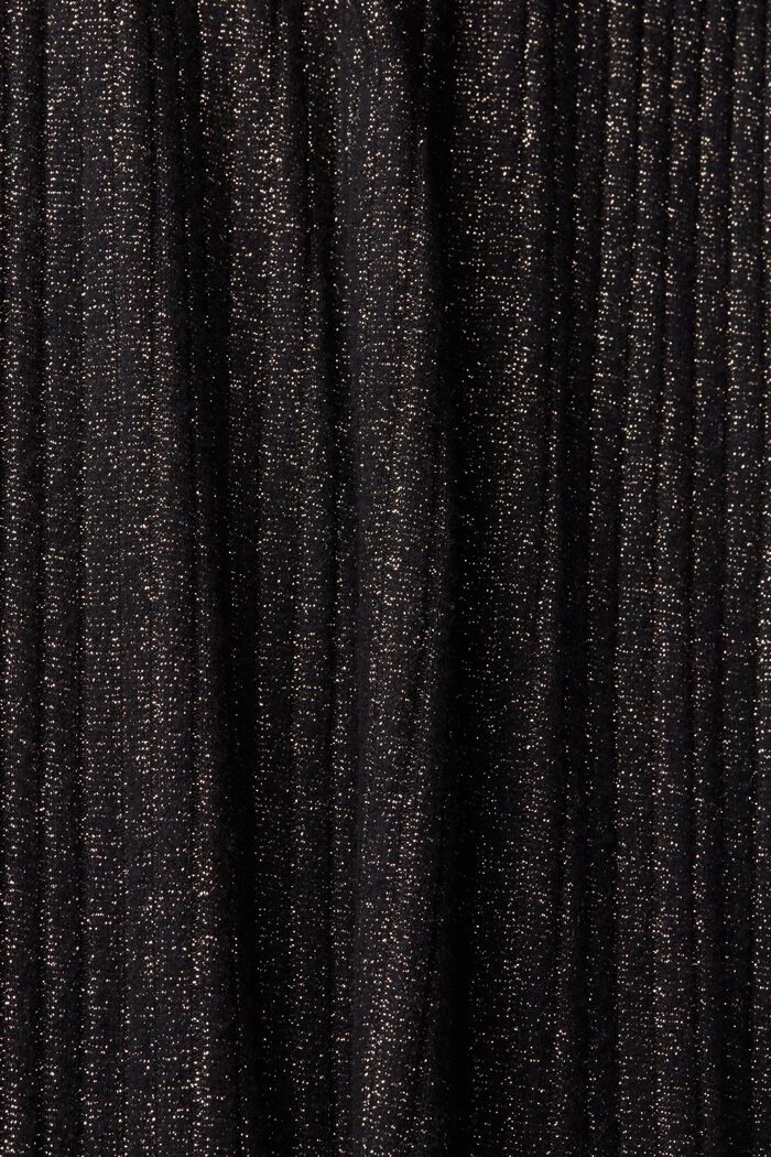 Mini-robe brillante à découpe, BLACK, detail image number 5