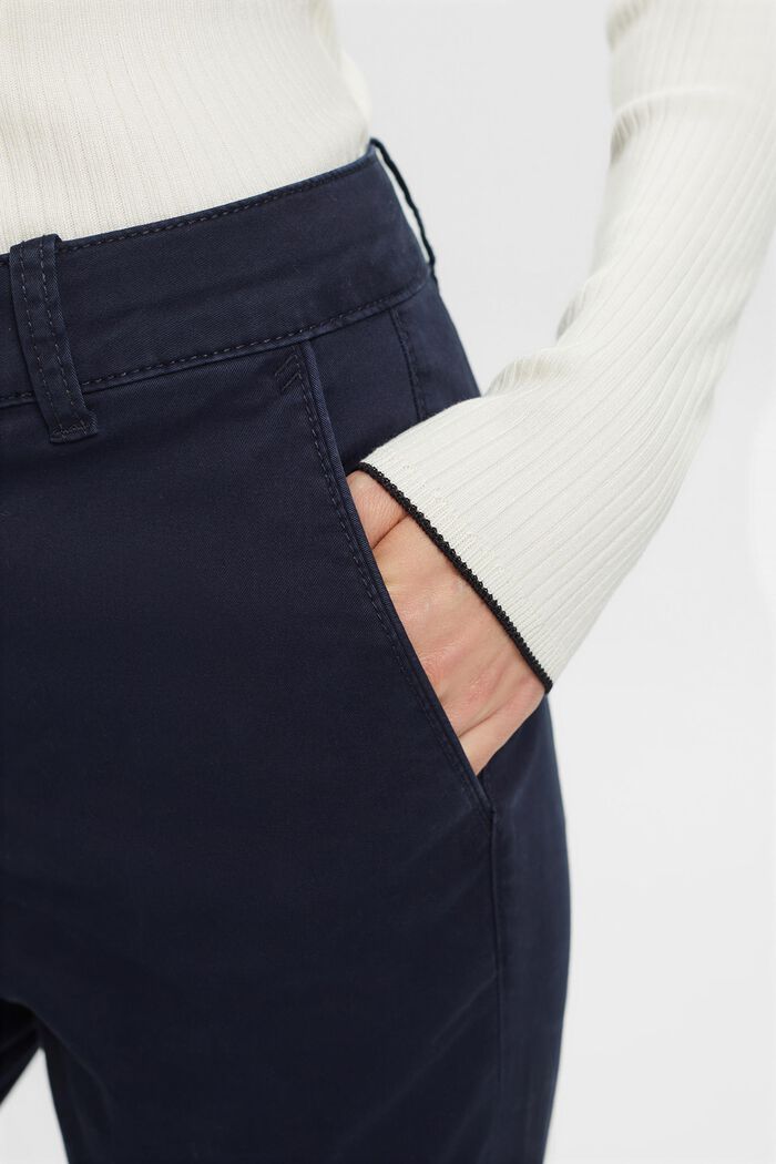 Pantalon chino basique, NAVY, detail image number 2
