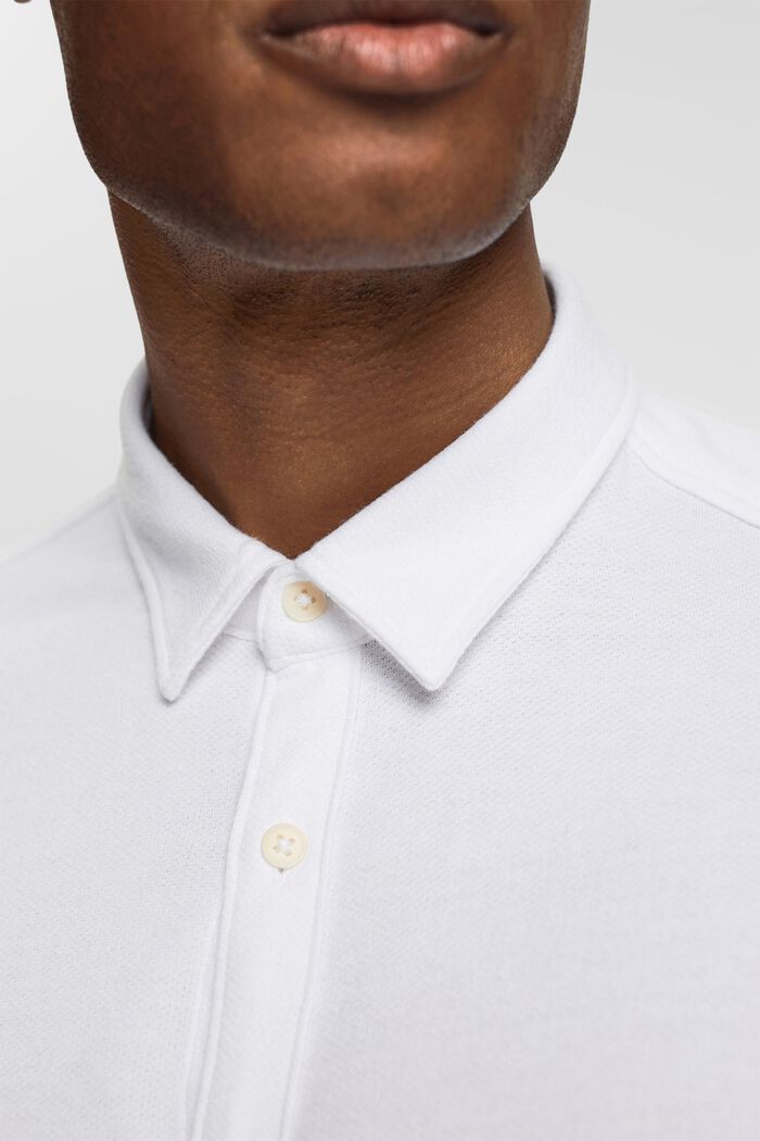 Chemise bicolore, WHITE, detail image number 2