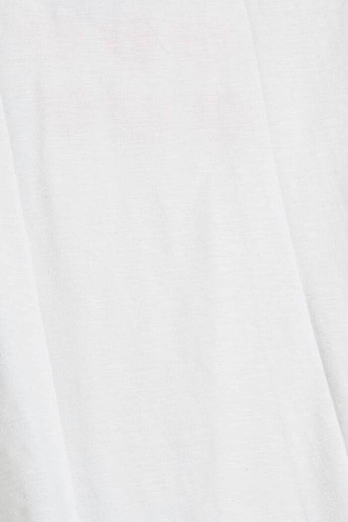 T-shirt à imprimé, 100 % coton, WHITE COLORWAY, detail image number 4