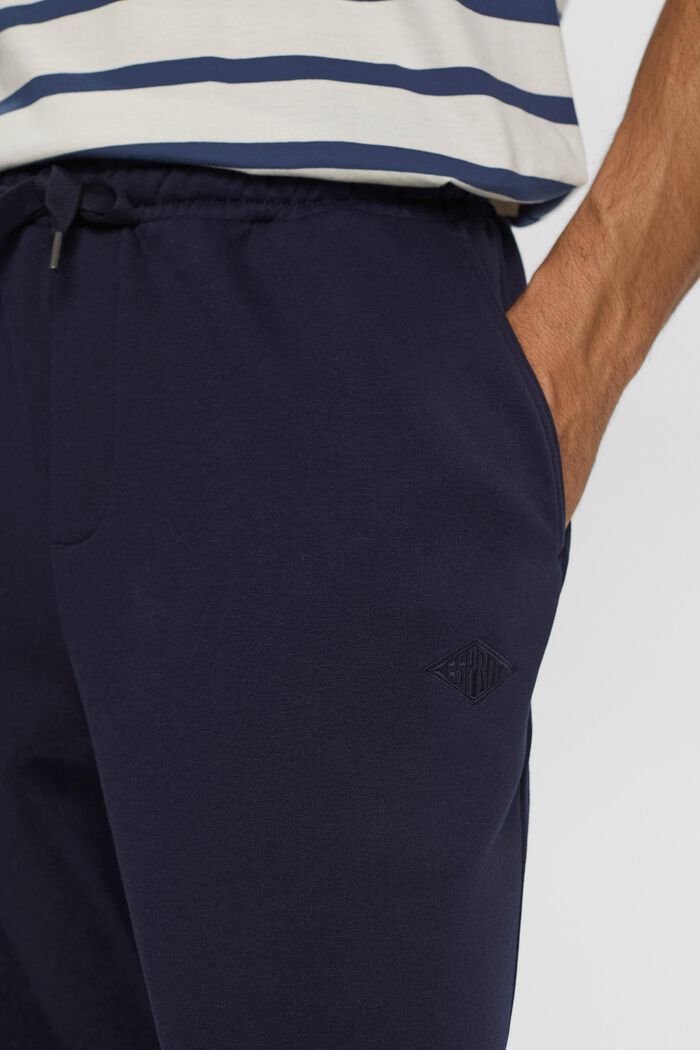 Pantalon de jogging à logo surpiqué, NAVY, detail image number 2