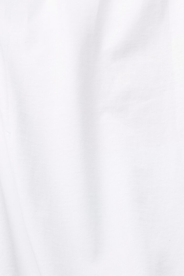 Cropped T-shirt met print, WHITE, detail image number 4