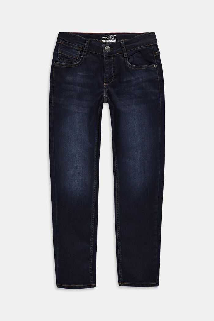 Jeans met verstelbare tailleband