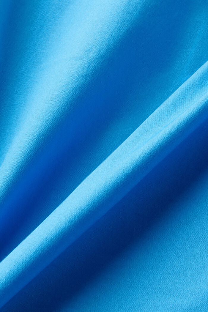 Overhemd van katoen-popeline met knoopsluiting, BLUE, detail image number 4