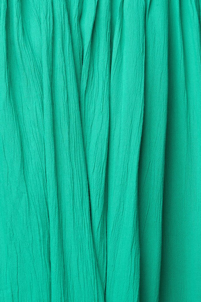 Mini-jurk met volantzoom, LENZING™ ECOVERO™, GREEN, detail image number 1