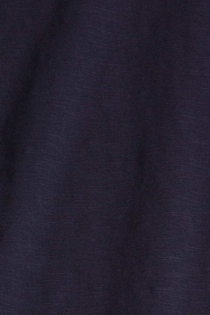T-shirt van 100% katoen, NAVY, detail image number 4