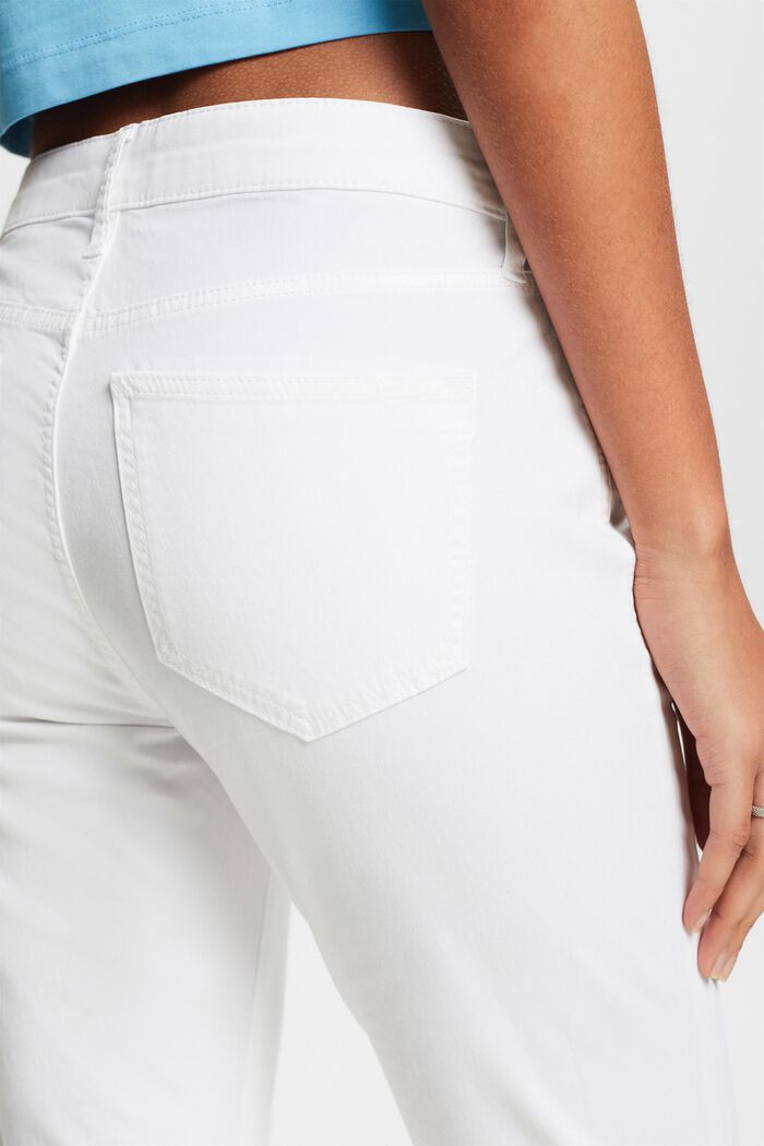 Pantalon corsaire, WHITE, detail image number 3