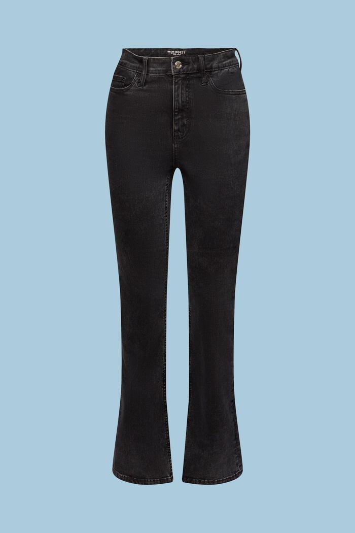 Ultra high-rise bootcut jeans, BLACK DARK WASHED, detail image number 6