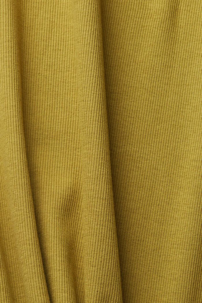 Robe longueur midi d´aspect côtelé, OLIVE, detail image number 4