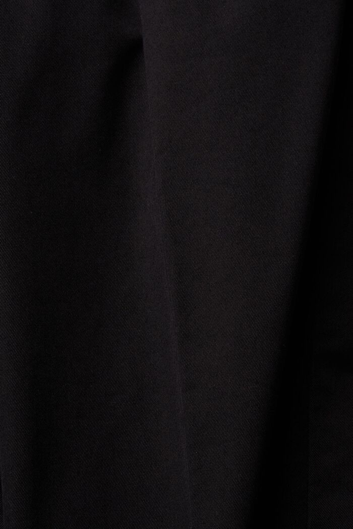 Chino met wide fit, BLACK, detail image number 1