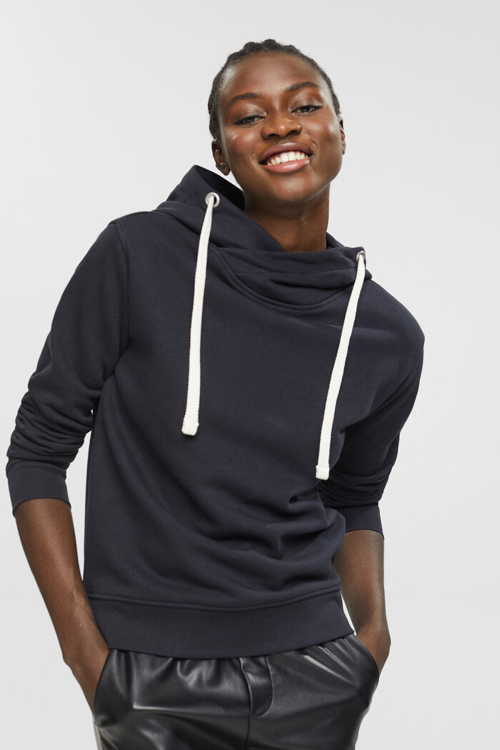 Hoodie sweatshirt, BLACK, detail image number 0