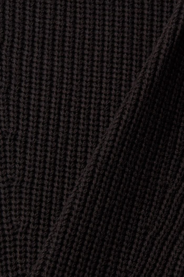 Robe-pull longueur genoux, BLACK, detail image number 5