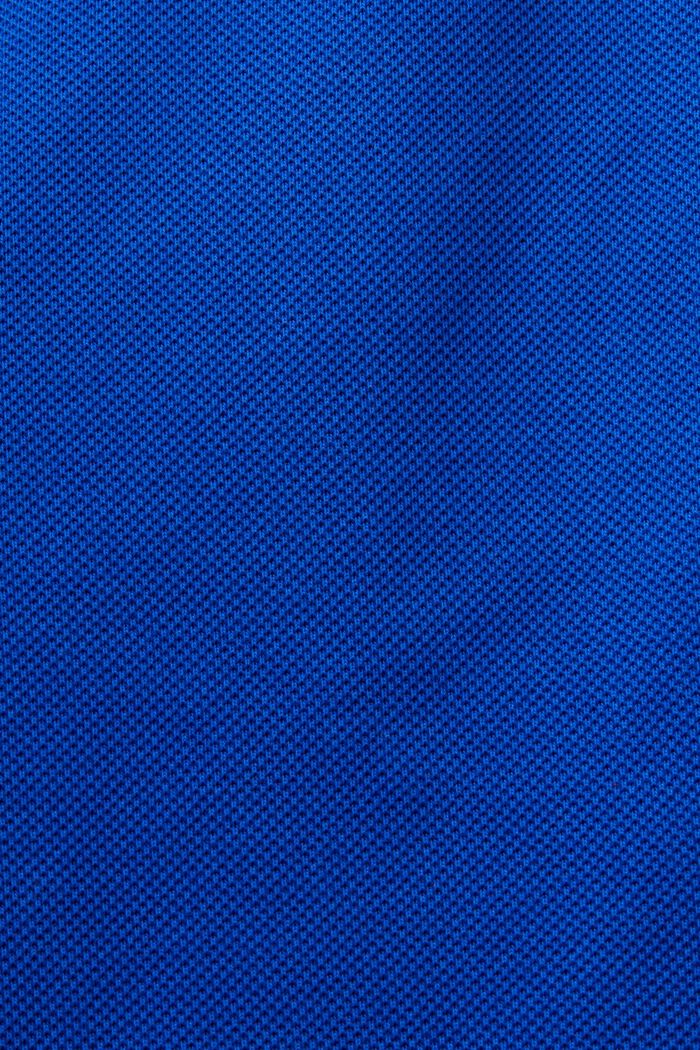 Rechtlijnige broek van piqué jersey, BRIGHT BLUE, detail image number 6
