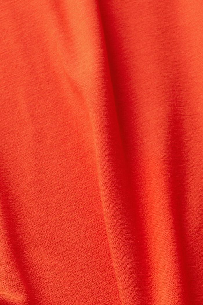 Relaxed fit longsleeve, RED, detail image number 4