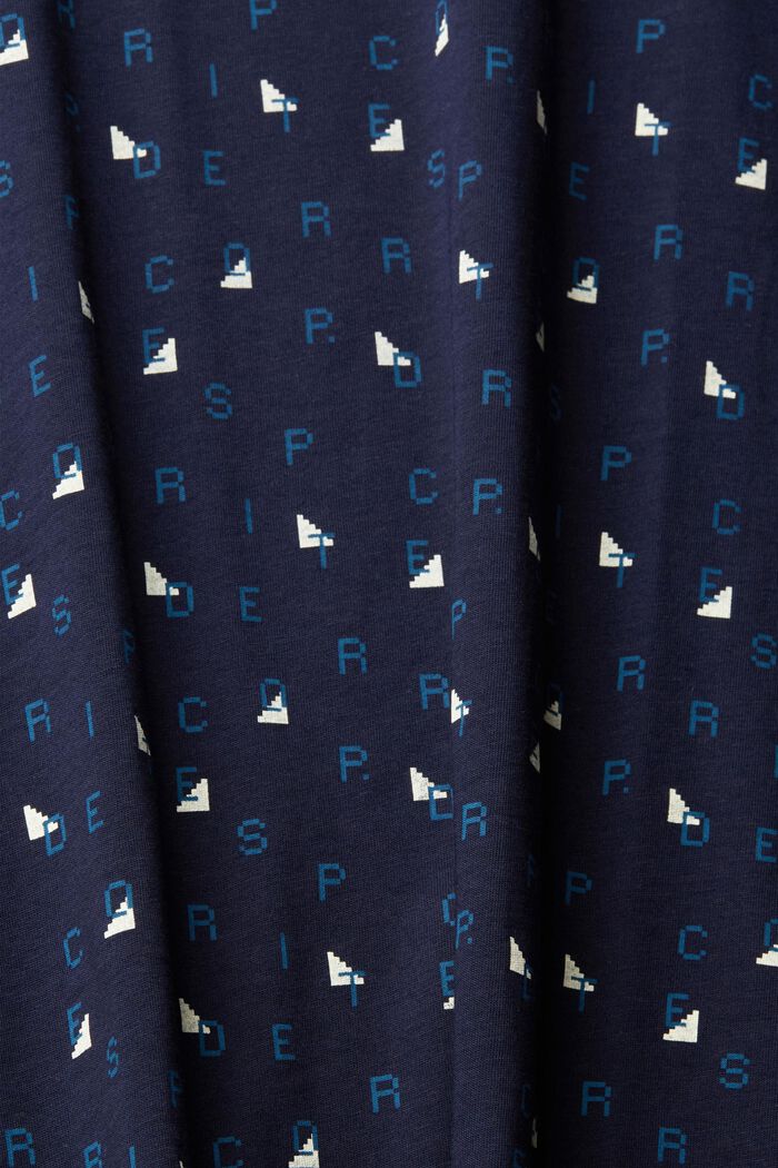 T-shirt met print all-over, NAVY, detail image number 4