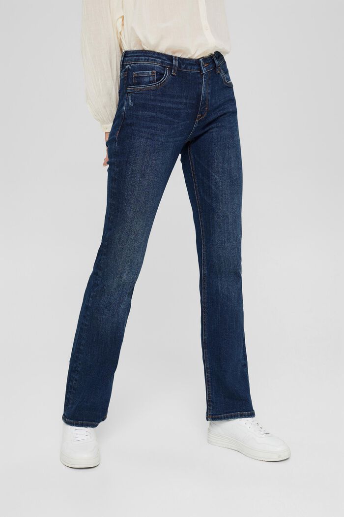 Jeans met veel stretch en biologisch katoen