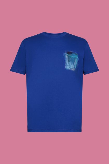 T-shirt met print van duurzaam katoen