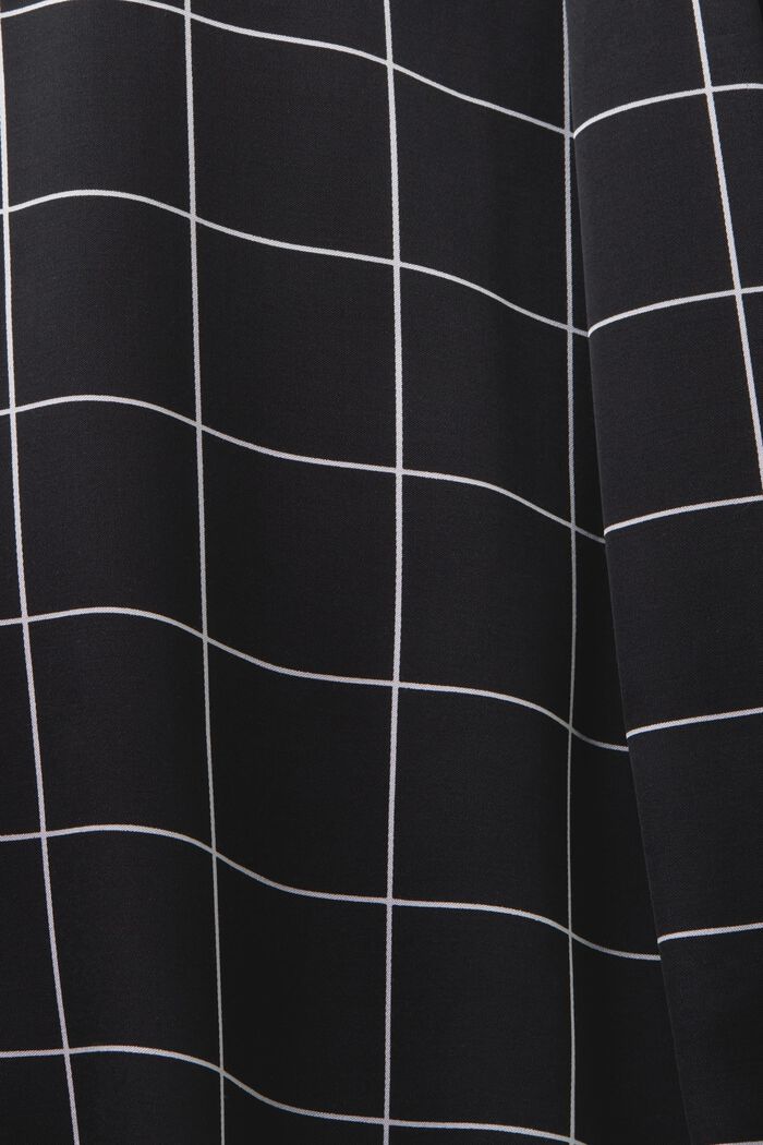 Satijnen blouse met halterbandjes achter, BLACK, detail image number 6