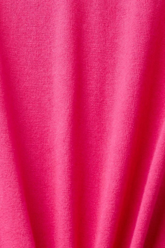 Pull-over en maille, NEW PINK FUCHSIA, detail image number 4