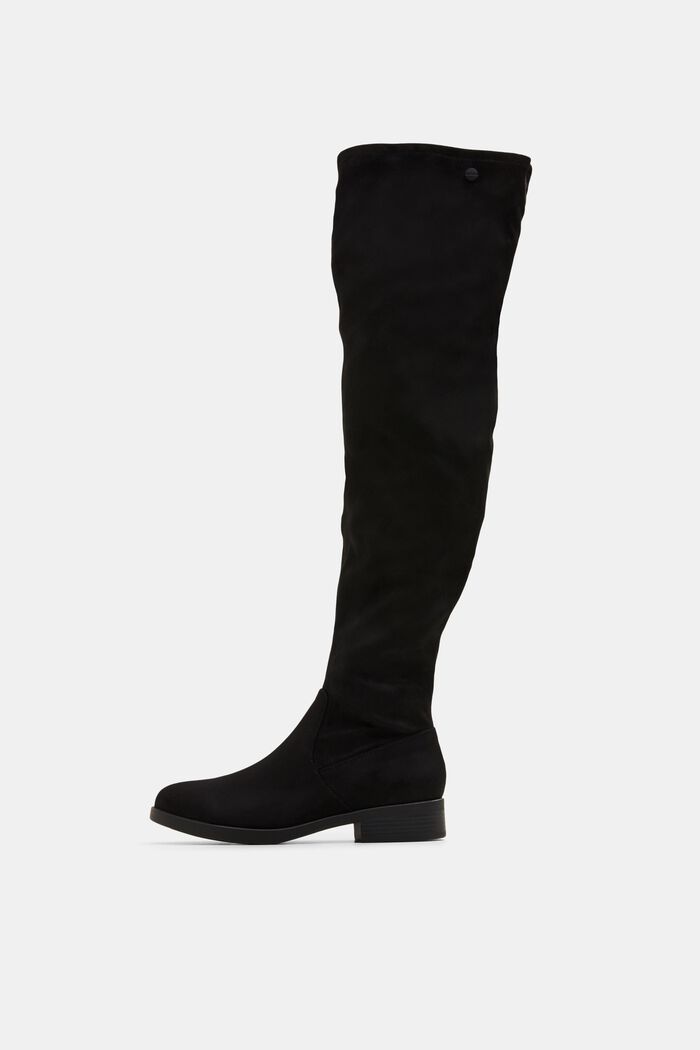 zege wrijving Incarijk ESPRIT - Overknee laarzen in suède look at our online shop