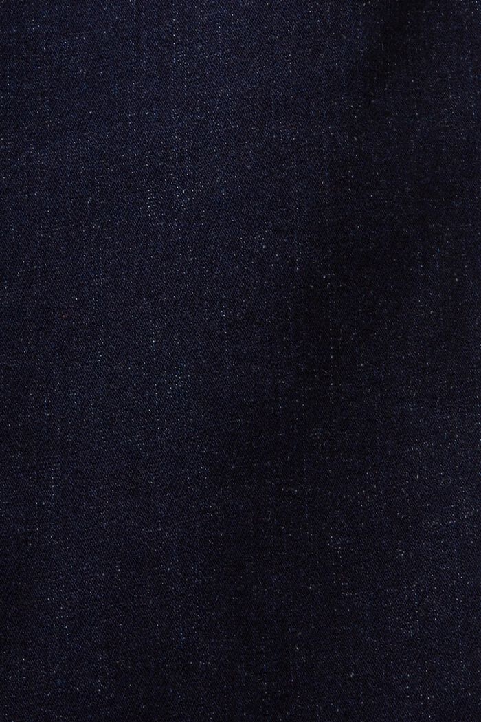 En matière recyclée : le jean stretch de coupe Slim Fit à taille mi-haute, BLUE RINSE, detail image number 6