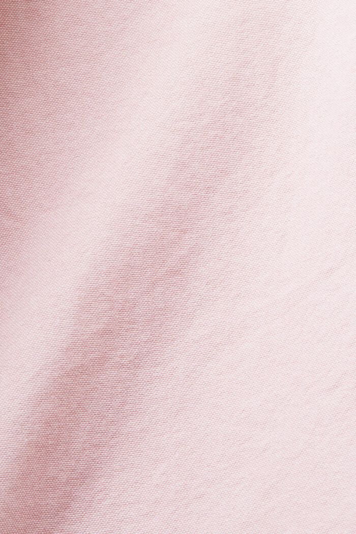 Buttondown-overhemd van katoen-popeline, OLD PINK, detail image number 4
