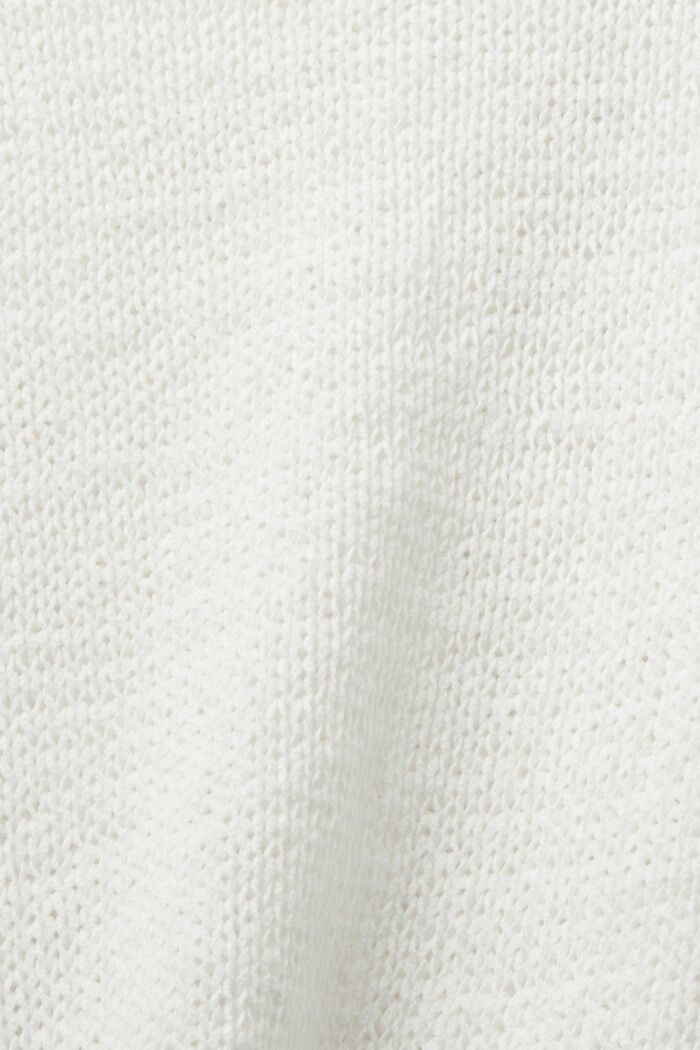Pull-over en maille ample, OFF WHITE, detail image number 5