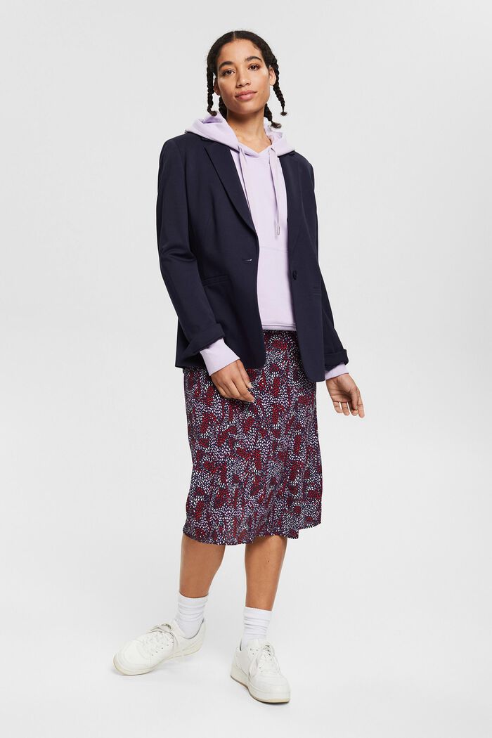 Light woven Skirt, NAVY, detail image number 1