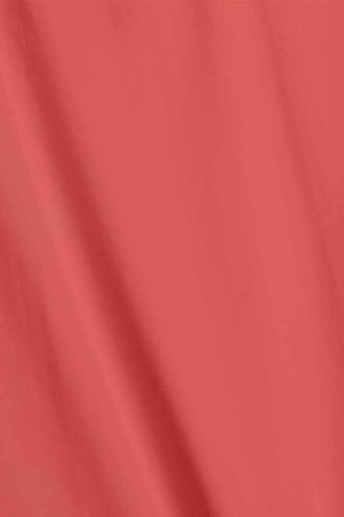 T-shirt CURVY en coton biologique, CORAL RED, detail image number 1