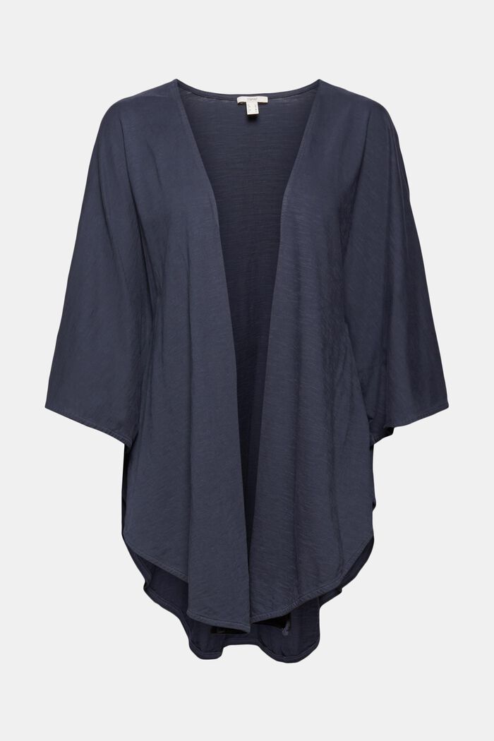 Poncho EarthColor®, coton biologique, NAVY, detail image number 0