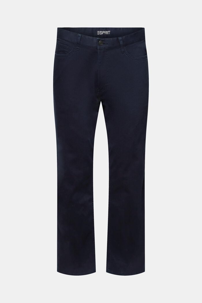 Pantalon droit classique, NAVY, detail image number 7