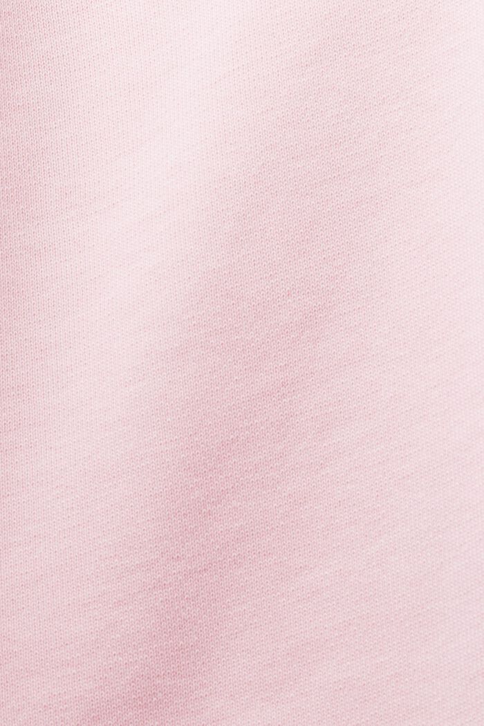 Sweat à capuche en coton biologique orné d’un logo brodé, PASTEL PINK, detail image number 7