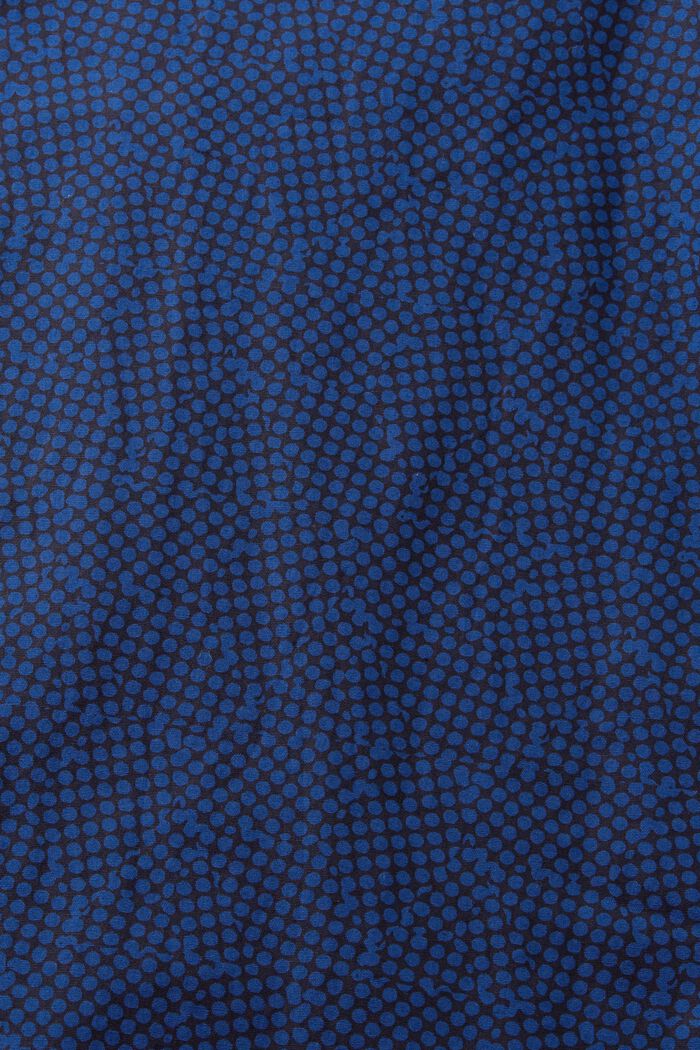 Chemise à motif, 100 % coton, NAVY, detail image number 4