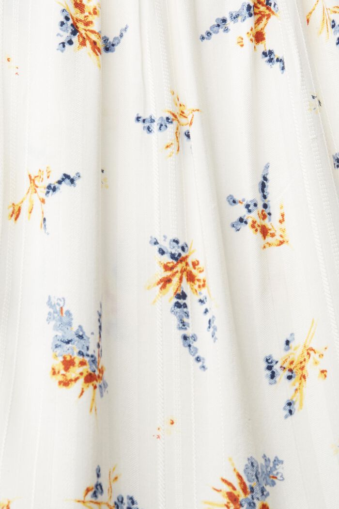 Robe à motif floral, LENZING™ ECOVERO™, OFF WHITE, detail image number 4