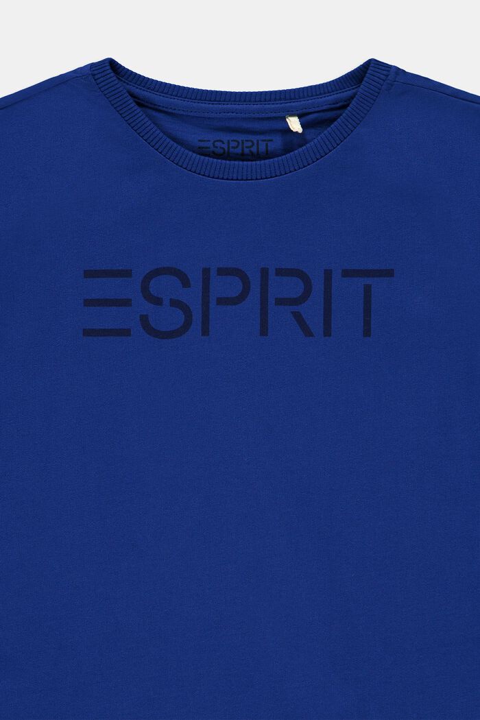 T-shirt à logo, 100 % coton, BRIGHT BLUE, detail image number 2