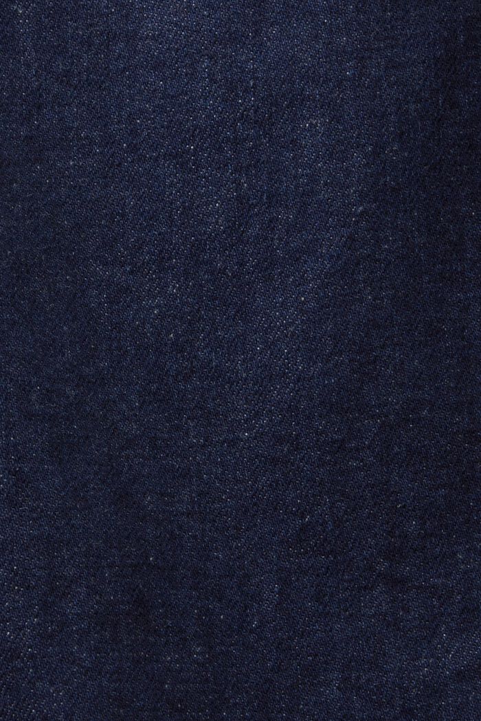 Retro jeans met hoge taille en wijde pijpen, BLUE RINSE, detail image number 6