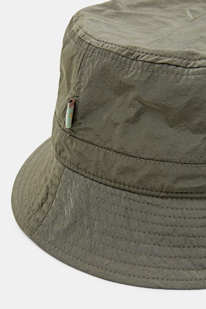 Bucket hat met logo, KHAKI GREEN, detail image number 1