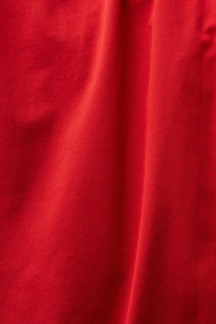 Chinobroek met wijde pijpen, DARK RED, detail image number 5