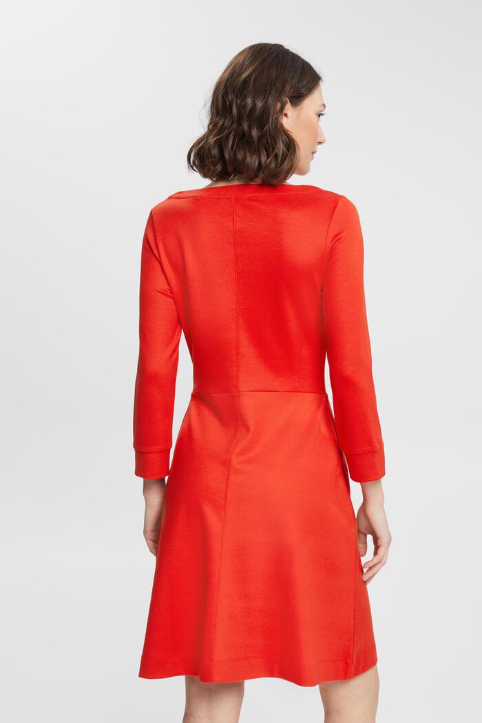 Punto mini-jurk, RED, detail image number 3