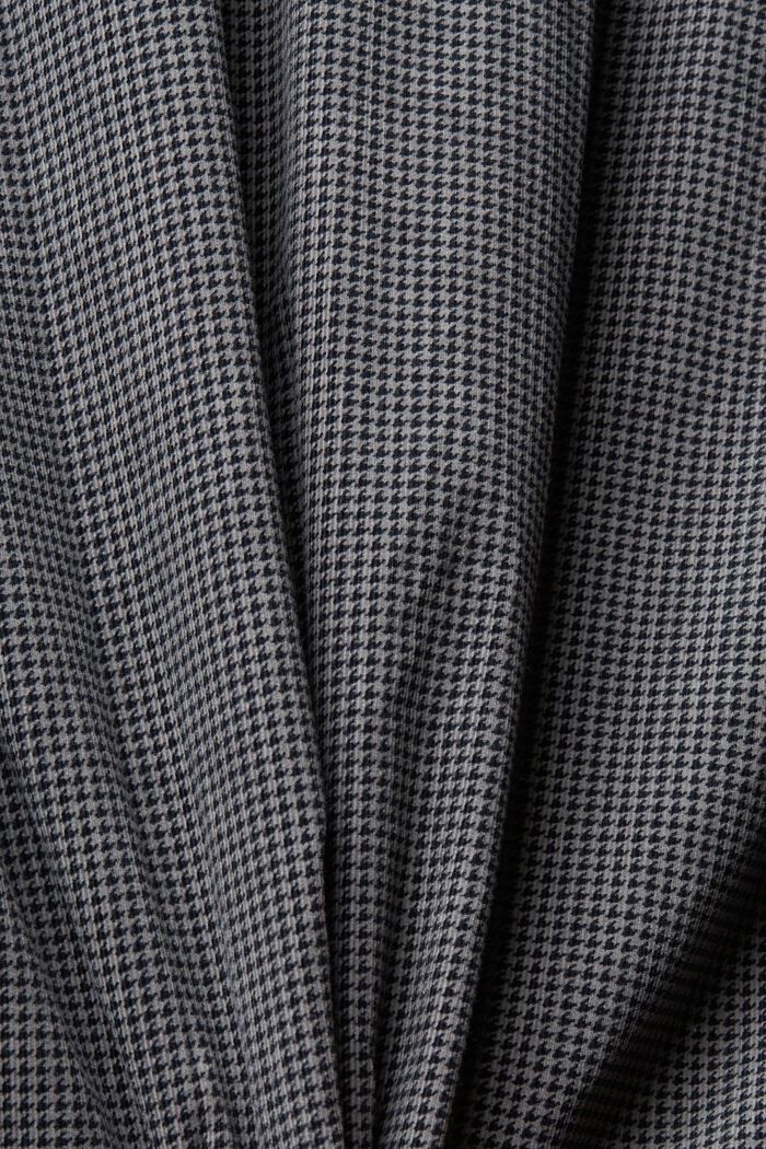 Corduroy overhemd met pied-de-poule motief, BLACK, detail image number 6