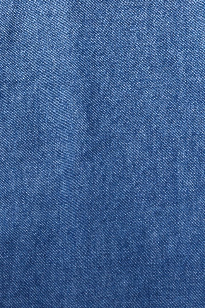 Denim overhemd met opgestikte zak, BLUE MEDIUM WASHED, detail image number 1
