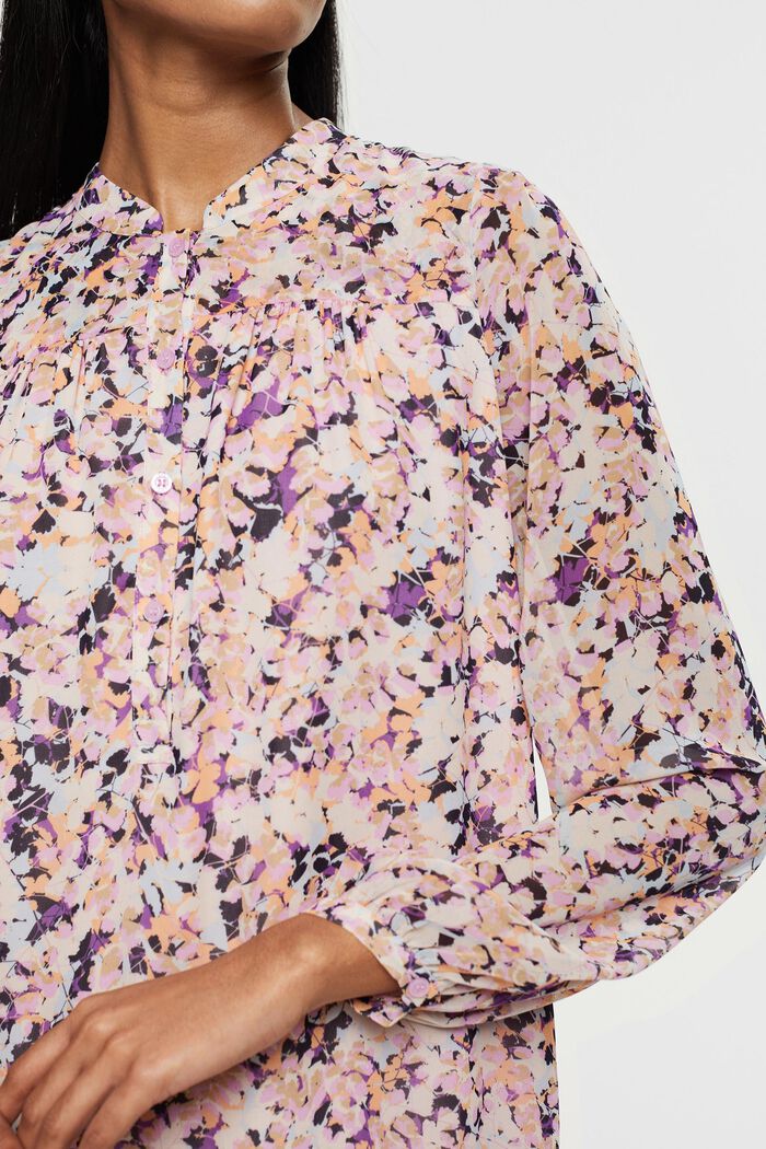 Mini-robe en mousseline à motifs, LILAC, detail image number 2