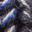 Katoenen trui met ribbreisel, PETROL BLUE, swatch