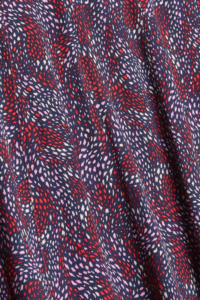 Midi-jurk met LENZING™ ECOVERO™, NAVY, detail image number 4