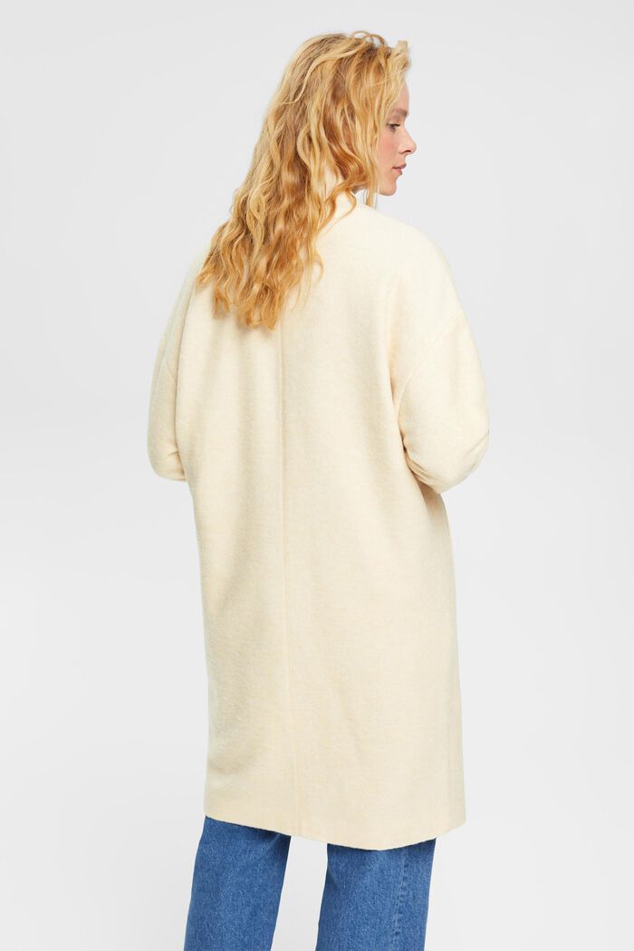 Manteau à teneur en laine, CREAM BEIGE, detail image number 3