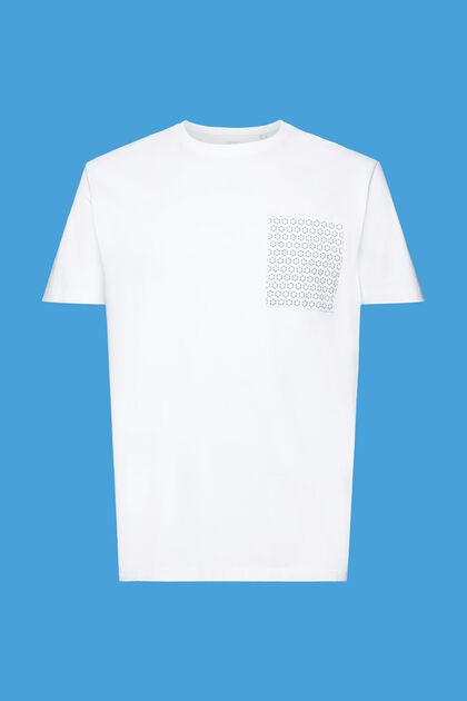 T-shirt van duurzaam katoen met borstzak