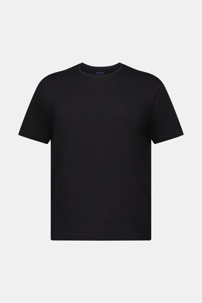 T-shirt met korte mouwen en ronde hals, BLACK, detail image number 5