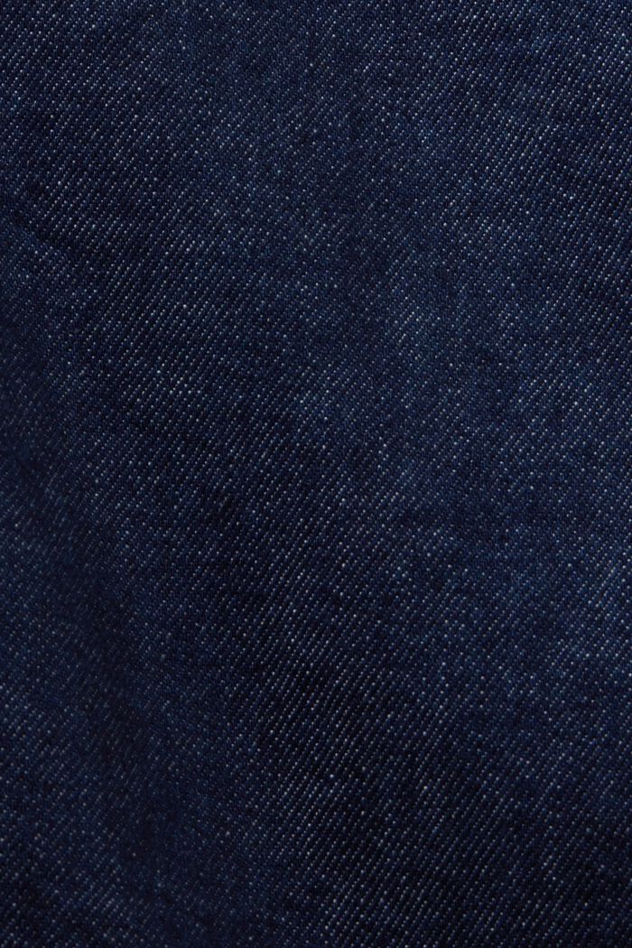 Premium jeans met rechte pijpen en hoge taille, BLUE RINSE, detail image number 6